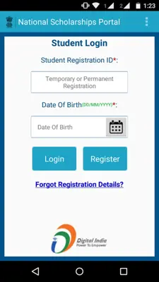National Scholarships Portal android App screenshot 0