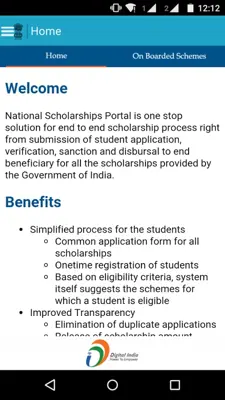 National Scholarships Portal android App screenshot 4